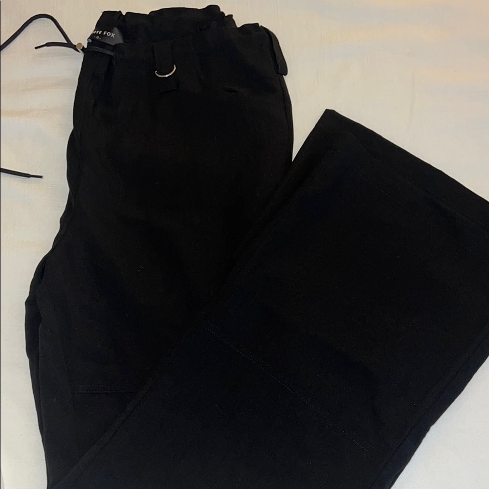 White Fox - Black Cargo Pants